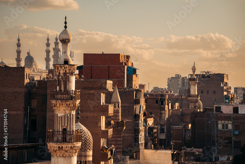 Cairo Egypt Skyline From Bab Zuweila photo