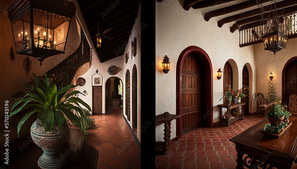 Cozy Beautiful Spanish Colonial hacienda style Interior Design for Your ...