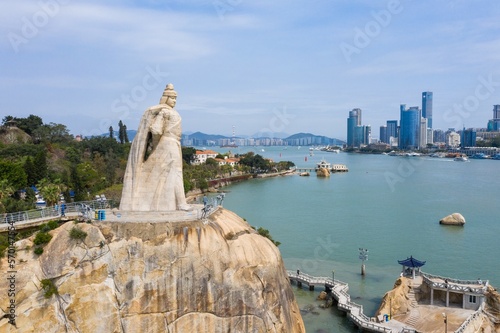 Gulangyu island in xiamen stone like zheng chenggong