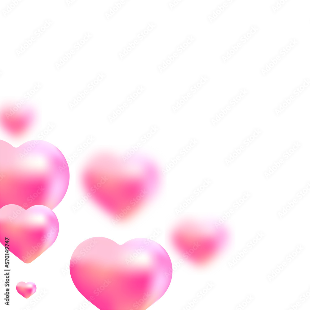 Valentine's Day heart gradient mesh background Valentine's Day heart gradient mesh background