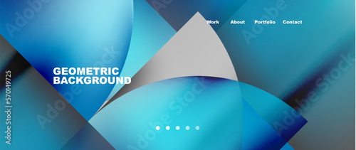 Circles and round elements abstract background design for wallpaper, banner, background, landing page, wall art, invitation, prints