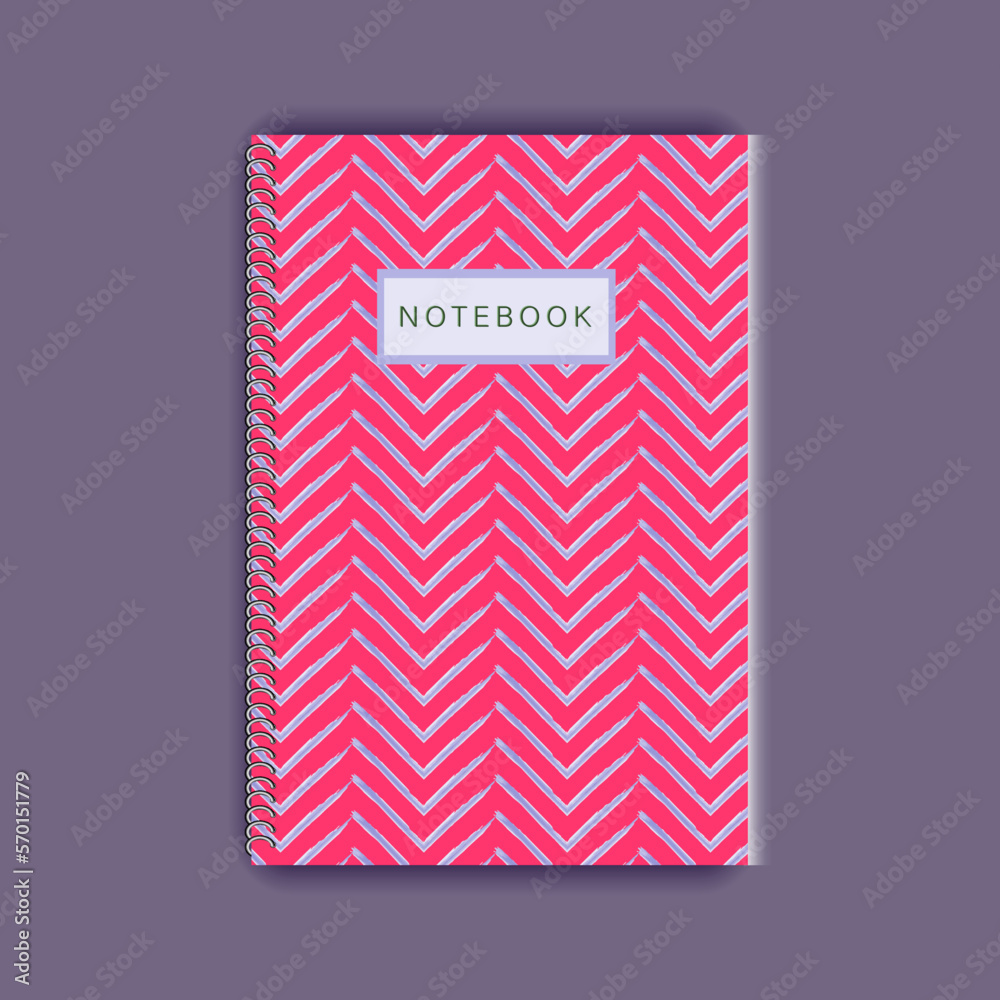 Pink Notebook Cover Design With Siler Color, notebook cover designs Pink Notebook Cover Design With Siler Color, notebook cover designs