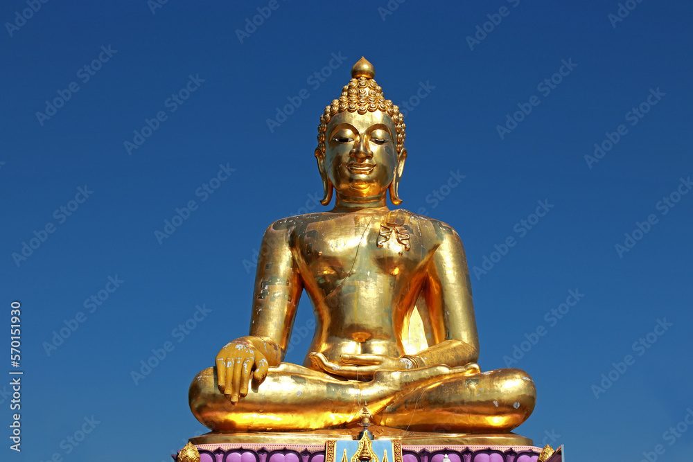 Statue Buddha on the banks of the Mekong River Statue Buddha on the banks of the Mekong River