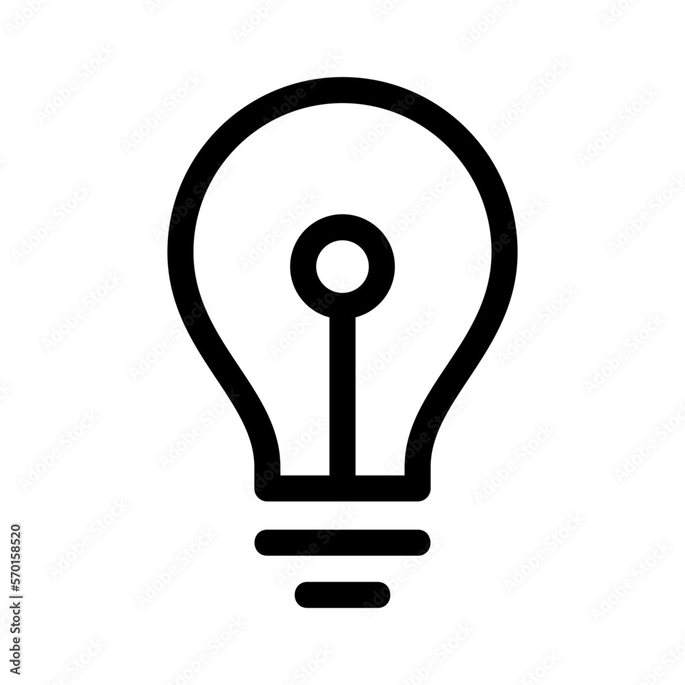 bulb icon or logo isolated sign symbol vector illustration - high quality black style vector icons bulb icon or logo isolated sign symbol vector illustration - high quality black style vector icons