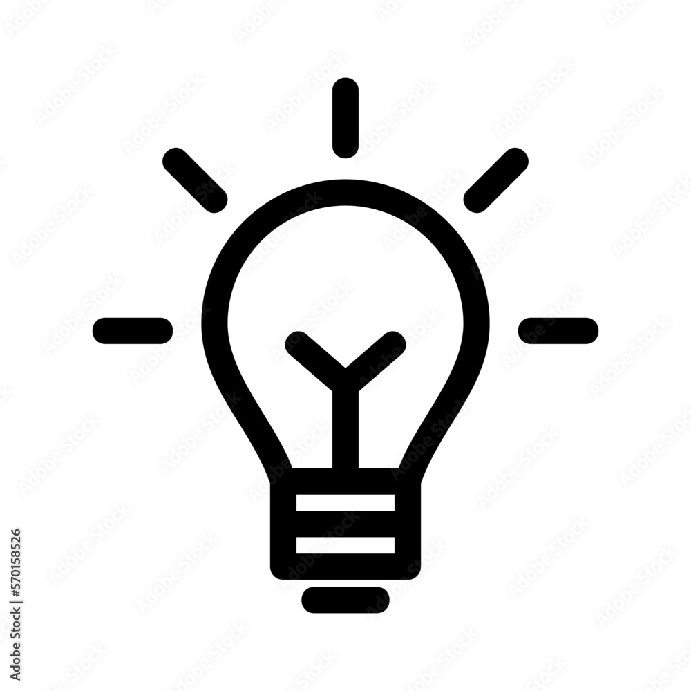 bulb icon or logo isolated sign symbol vector illustration - high quality black style vector icons bulb icon or logo isolated sign symbol vector illustration - high quality black style vector icons