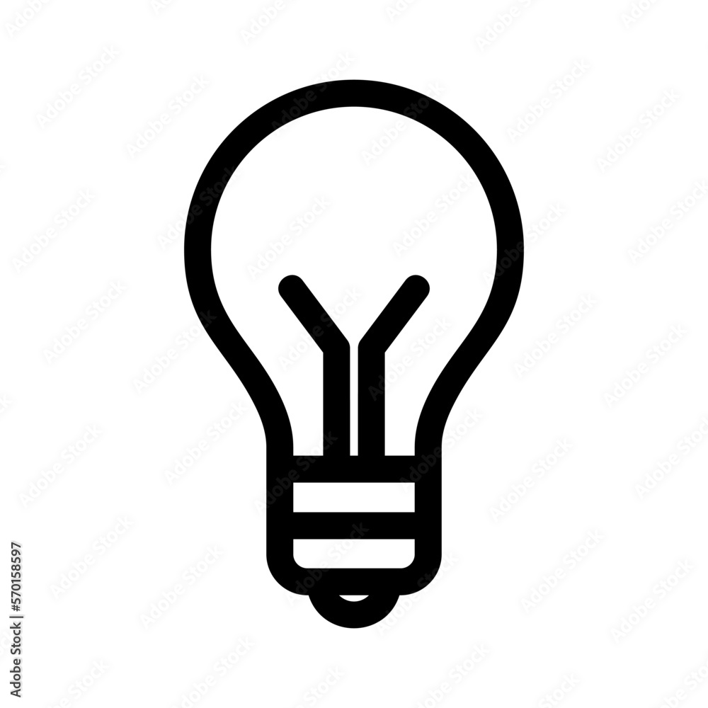 bulb icon or logo isolated sign symbol vector illustration - high quality black style vector icons bulb icon or logo isolated sign symbol vector illustration - high quality black style vector icons