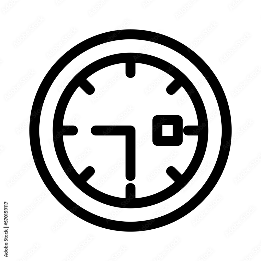 clock icon or logo isolated sign symbol vector illustration - high quality black style vector icons clock icon or logo isolated sign symbol vector illustration - high quality black style vector icons