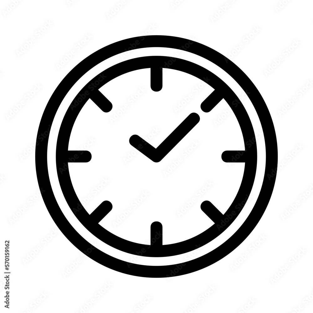 clock icon or logo isolated sign symbol vector illustration - high quality black style vector icons clock icon or logo isolated sign symbol vector illustration - high quality black style vector icons