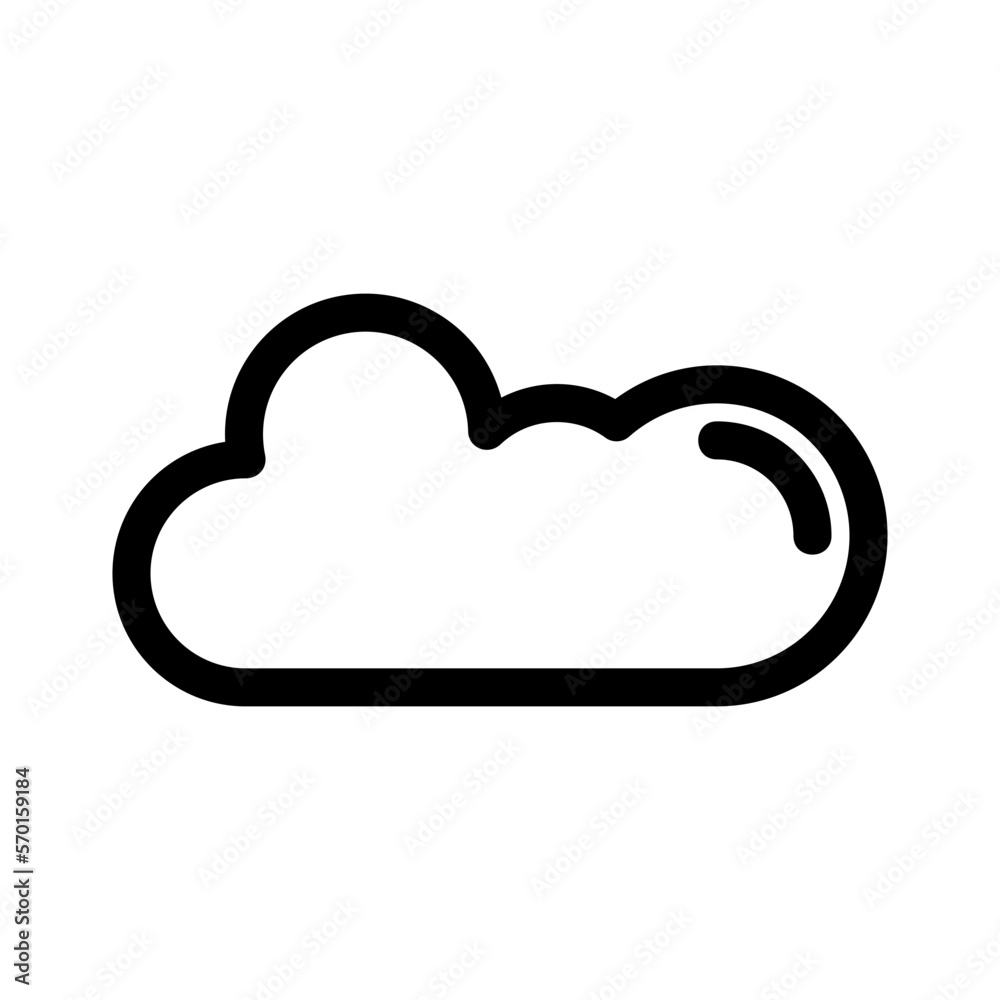 cloud icon or logo isolated sign symbol vector illustration - high quality black style vector icons cloud icon or logo isolated sign symbol vector illustration - high quality black style vector icons