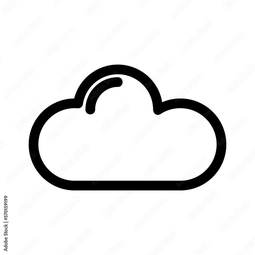 cloud icon or logo isolated sign symbol vector illustration - high quality black style vector icons cloud icon or logo isolated sign symbol vector illustration - high quality black style vector icons