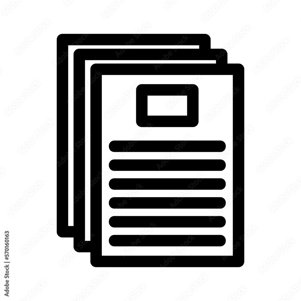 documents icon or logo isolated sign symbol vector illustration - high quality black style vector icons documents icon or logo isolated sign symbol vector illustration - high quality black style vector icons