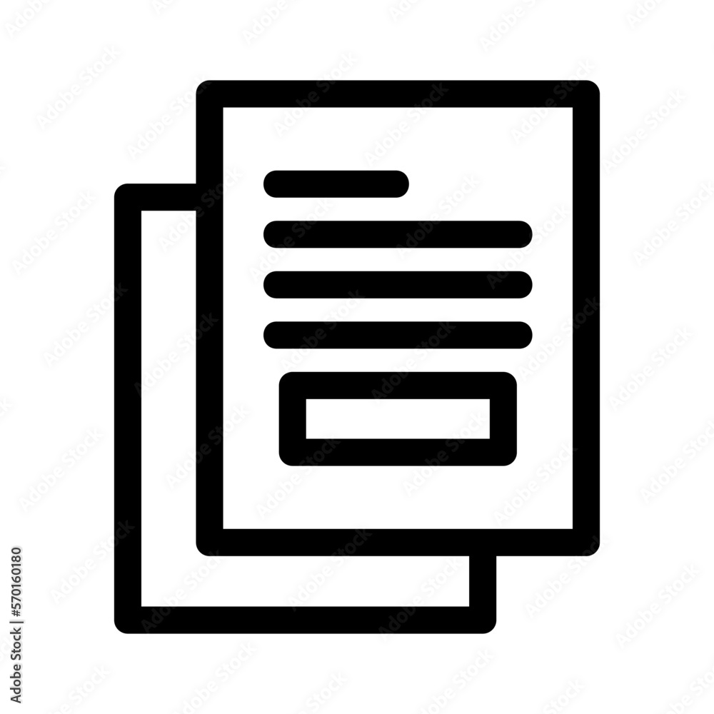 documents icon or logo isolated sign symbol vector illustration - high quality black style vector icons documents icon or logo isolated sign symbol vector illustration - high quality black style vector icons