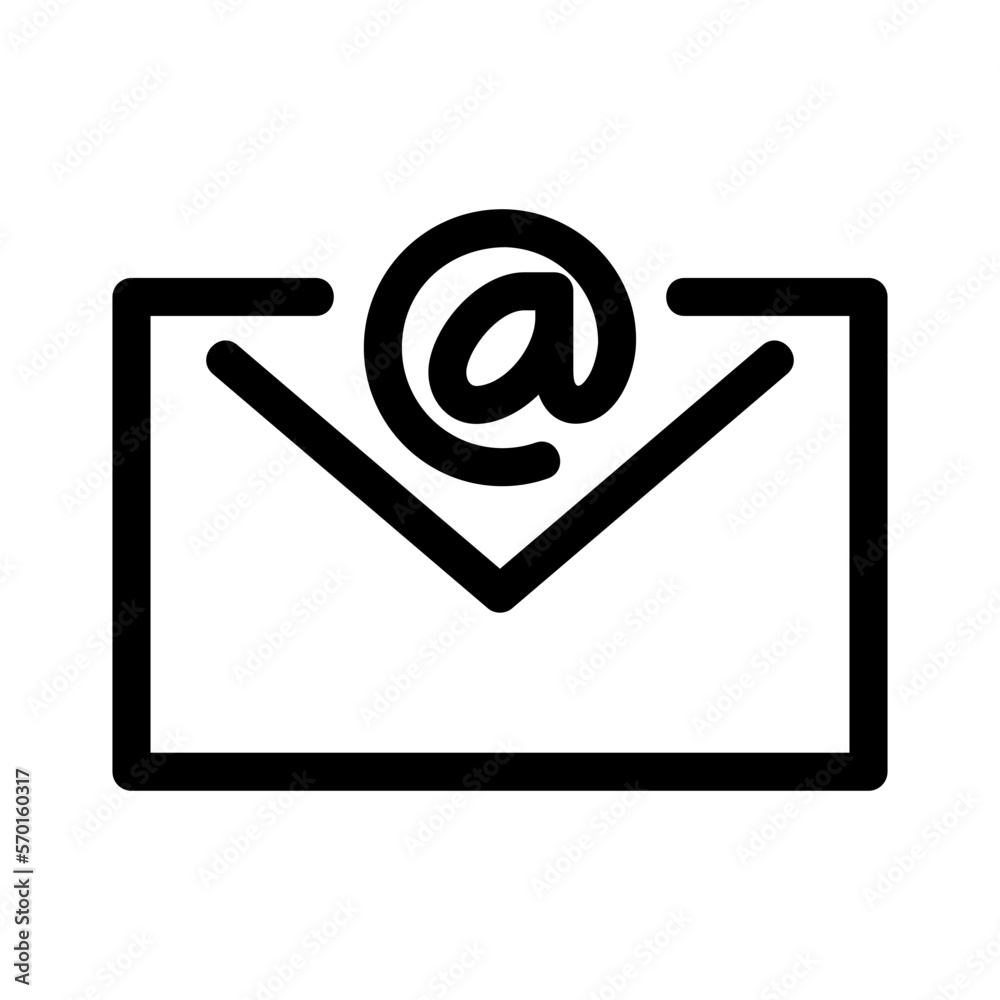 email icon or logo isolated sign symbol vector illustration - high quality black style vector icons email icon or logo isolated sign symbol vector illustration - high quality black style vector icons