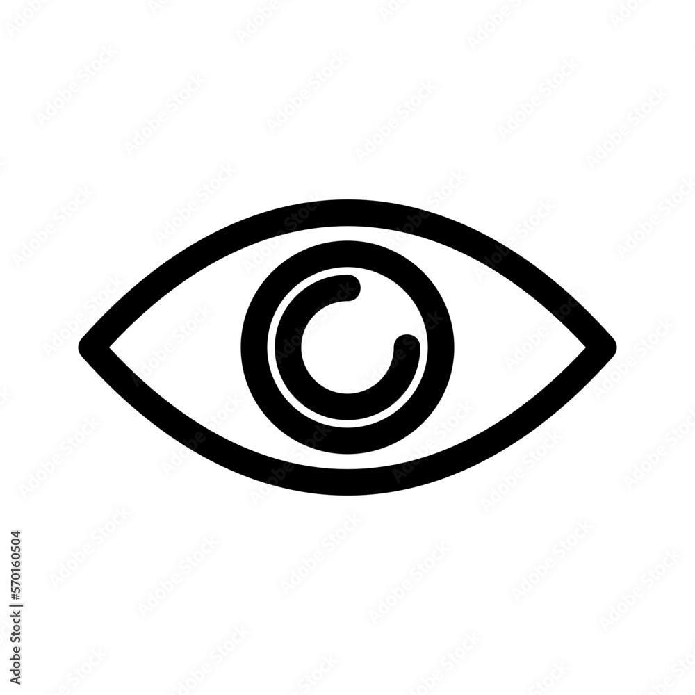 eye icon or logo isolated sign symbol vector illustration - high quality black style vector icons eye icon or logo isolated sign symbol vector illustration - high quality black style vector icons