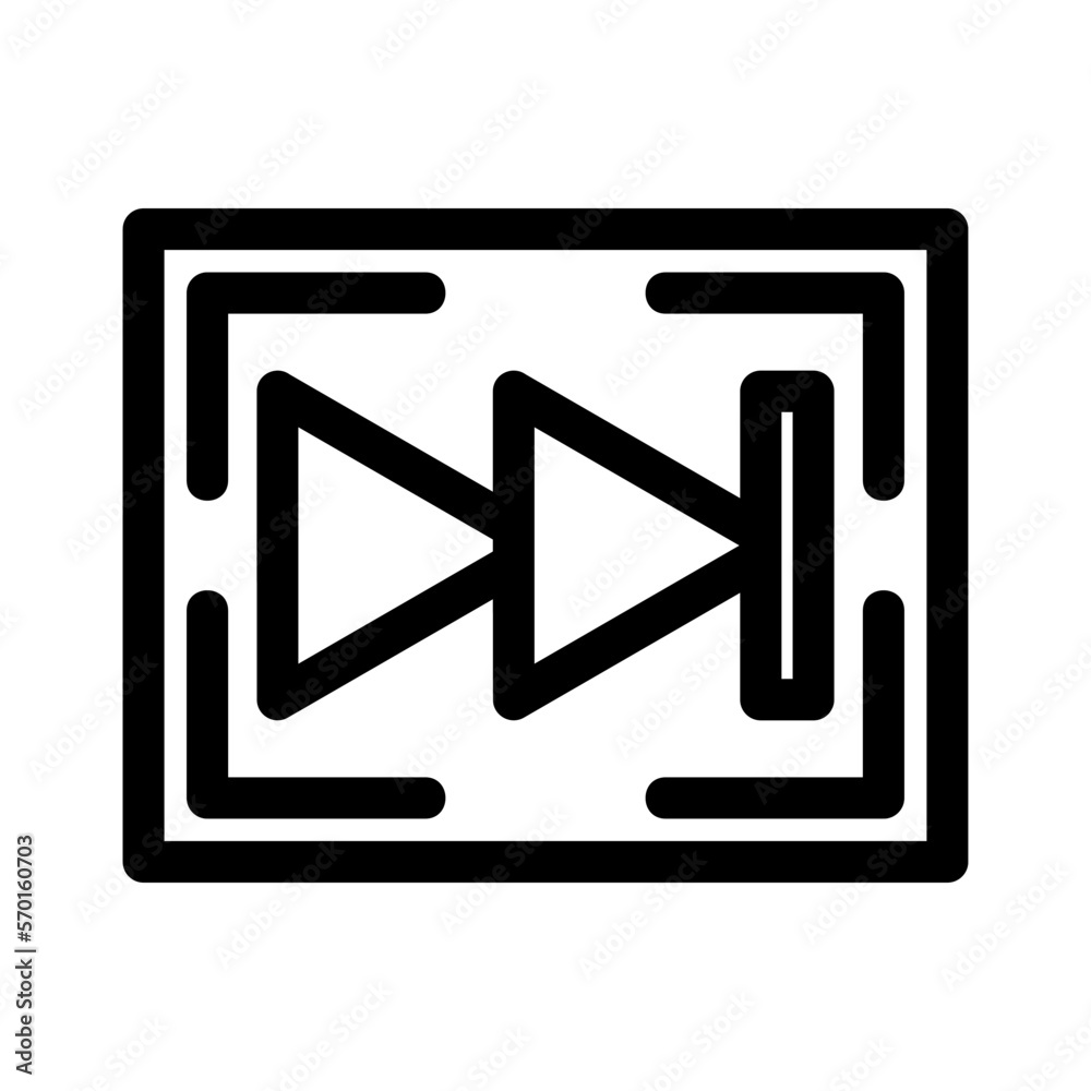 forward icon or logo isolated sign symbol vector illustration - high quality black style vector icons forward icon or logo isolated sign symbol vector illustration - high quality black style vector icons