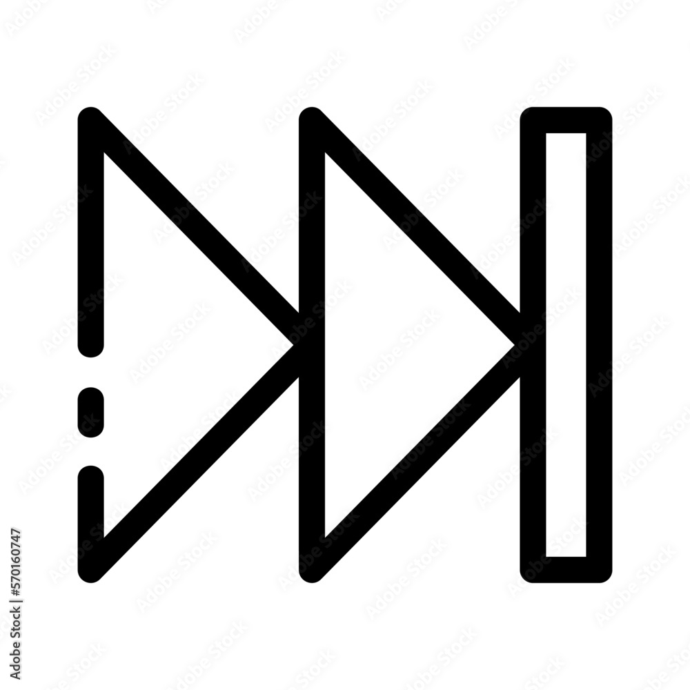forward icon or logo isolated sign symbol vector illustration - high quality black style vector icons forward icon or logo isolated sign symbol vector illustration - high quality black style vector icons