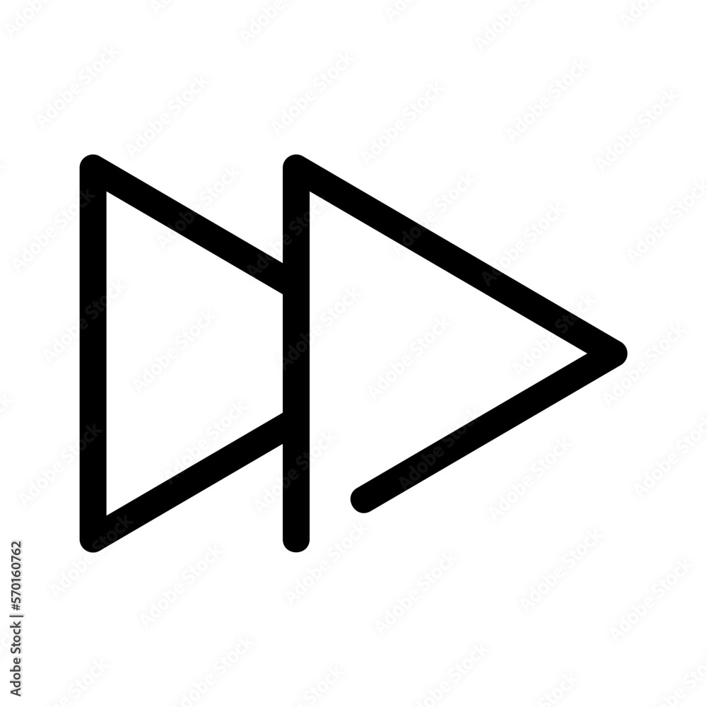 forward icon or logo isolated sign symbol vector illustration - high quality black style vector icons forward icon or logo isolated sign symbol vector illustration - high quality black style vector icons