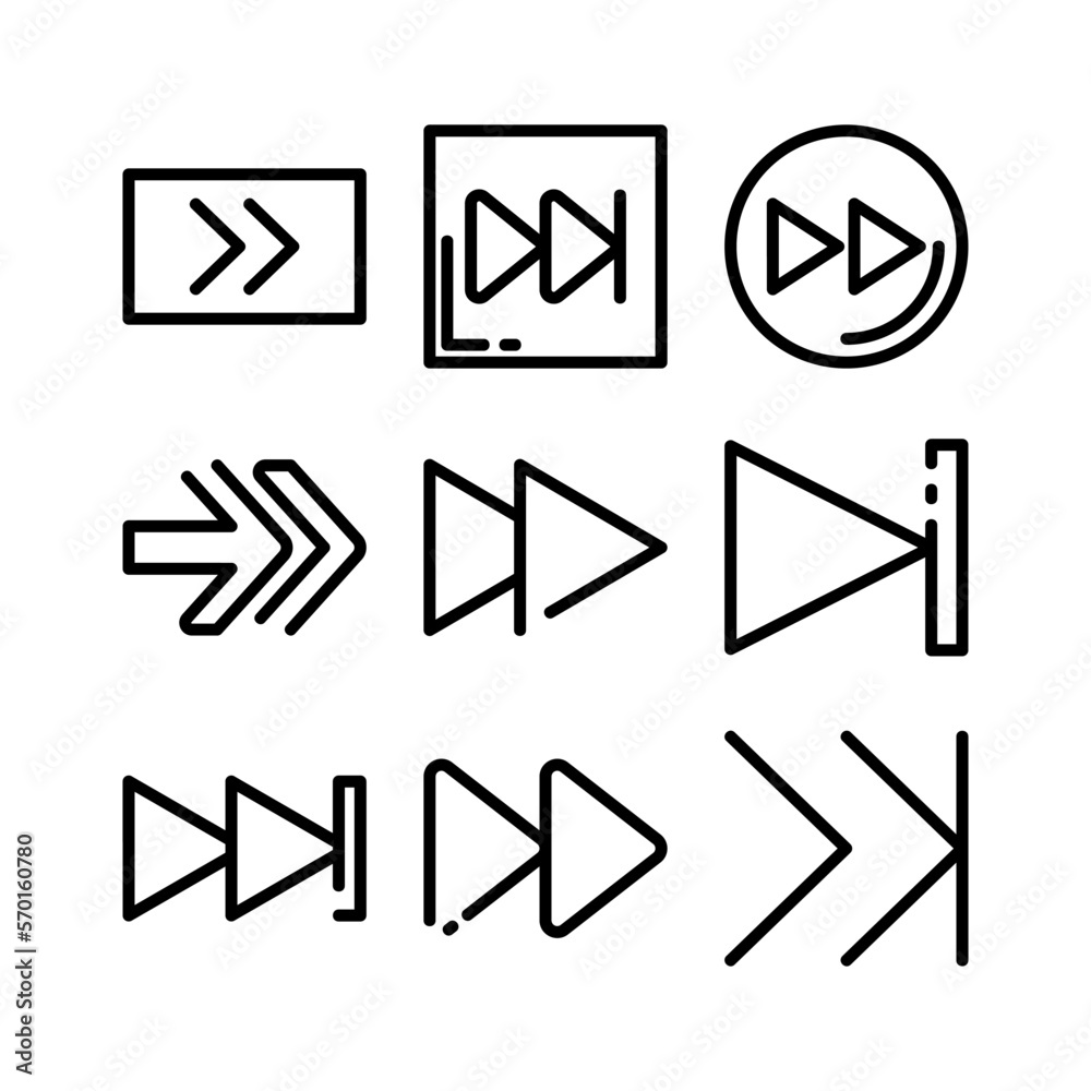 forward icon or logo isolated sign symbol vector illustration - high quality black style vector icons forward icon or logo isolated sign symbol vector illustration - high quality black style vector icons
