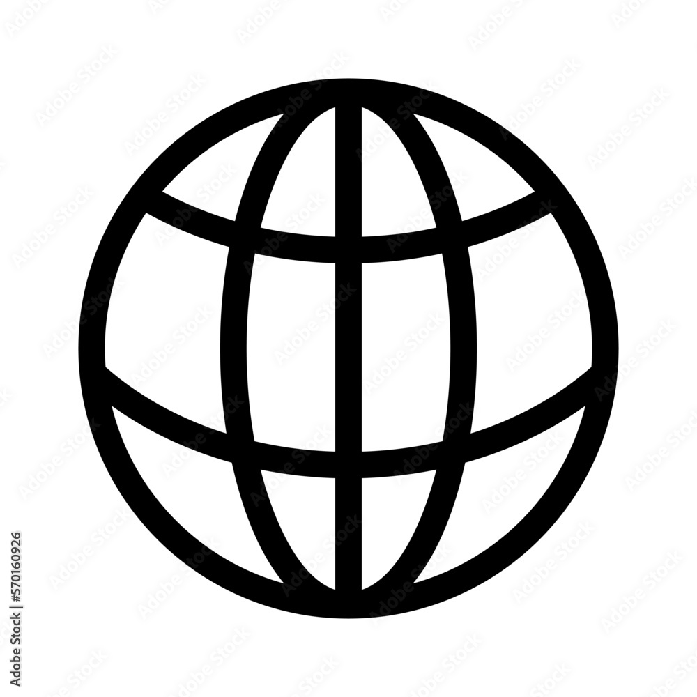 globe icon or logo isolated sign symbol vector illustration - high quality black style vector icons globe icon or logo isolated sign symbol vector illustration - high quality black style vector icons