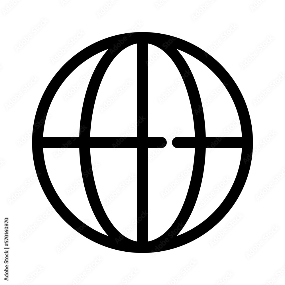 globe icon or logo isolated sign symbol vector illustration - high quality black style vector icons globe icon or logo isolated sign symbol vector illustration - high quality black style vector icons