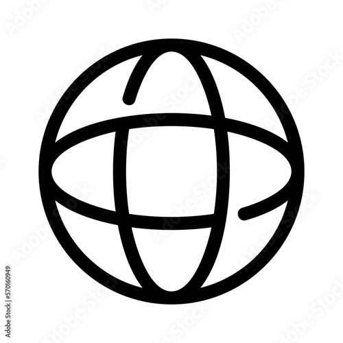 globe icon or logo isolated sign symbol vector illustration - high quality black style vector icons