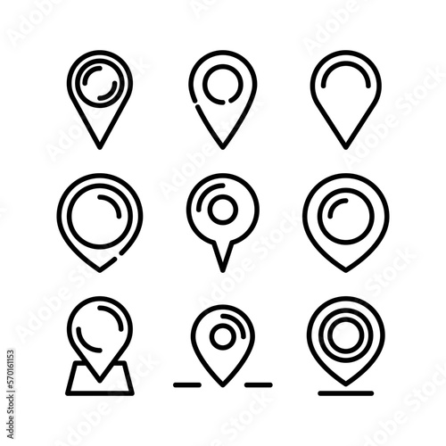 gps icon or logo isolated sign symbol vector illustration - high quality black style vector icons