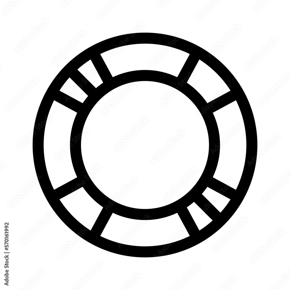 lifebuoy icon or logo isolated sign symbol vector illustration - high quality black style vector icons lifebuoy icon or logo isolated sign symbol vector illustration - high quality black style vector icons
