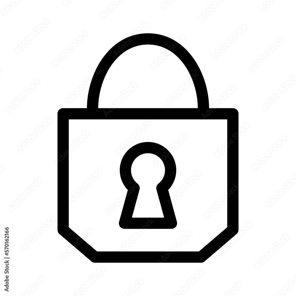 lock icon or logo isolated sign symbol vector illustration - high quality black style vector icons lock icon or logo isolated sign symbol vector illustration - high quality black style vector icons