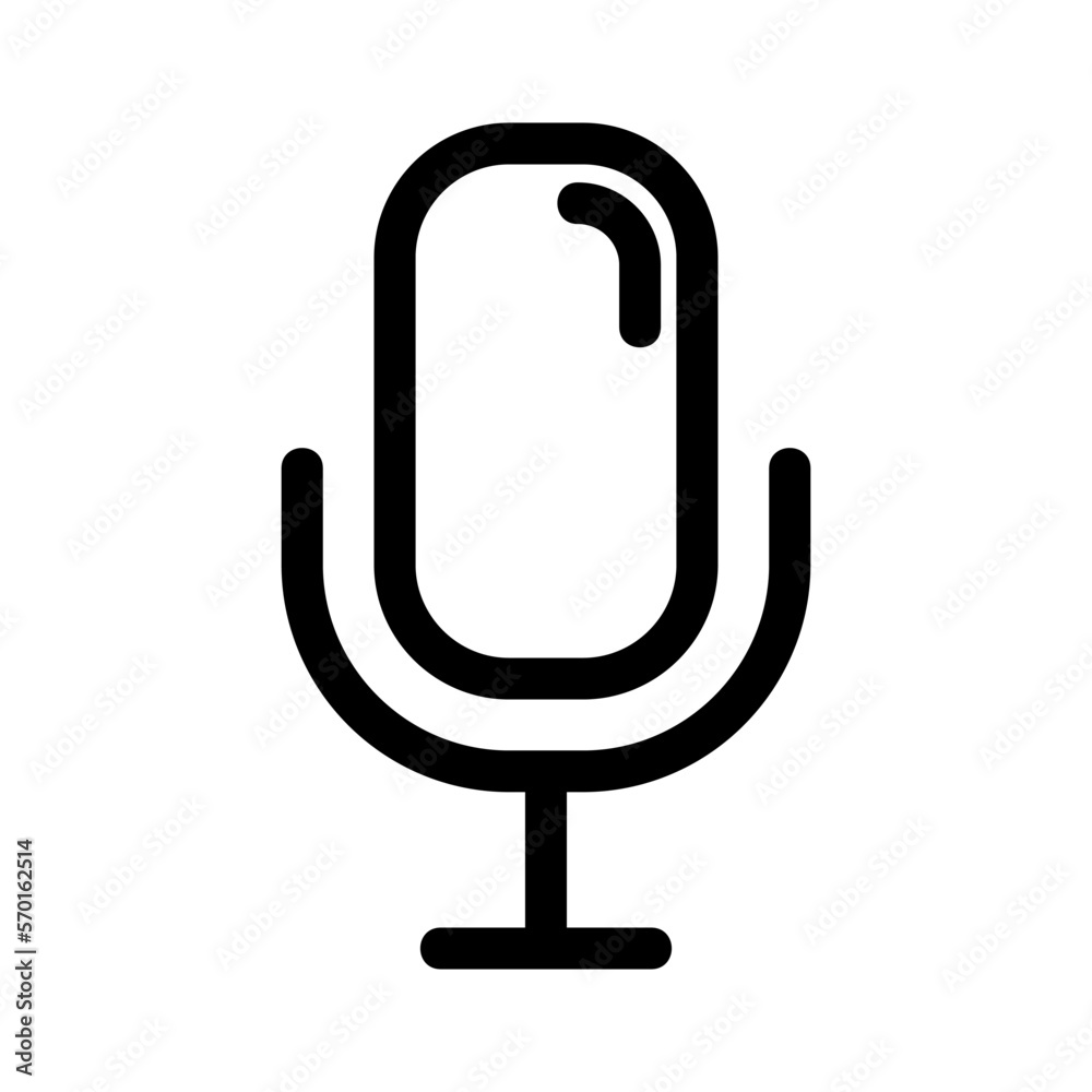 microphone icon or logo isolated sign symbol vector illustration - high quality black style vector icons microphone icon or logo isolated sign symbol vector illustration - high quality black style vector icons