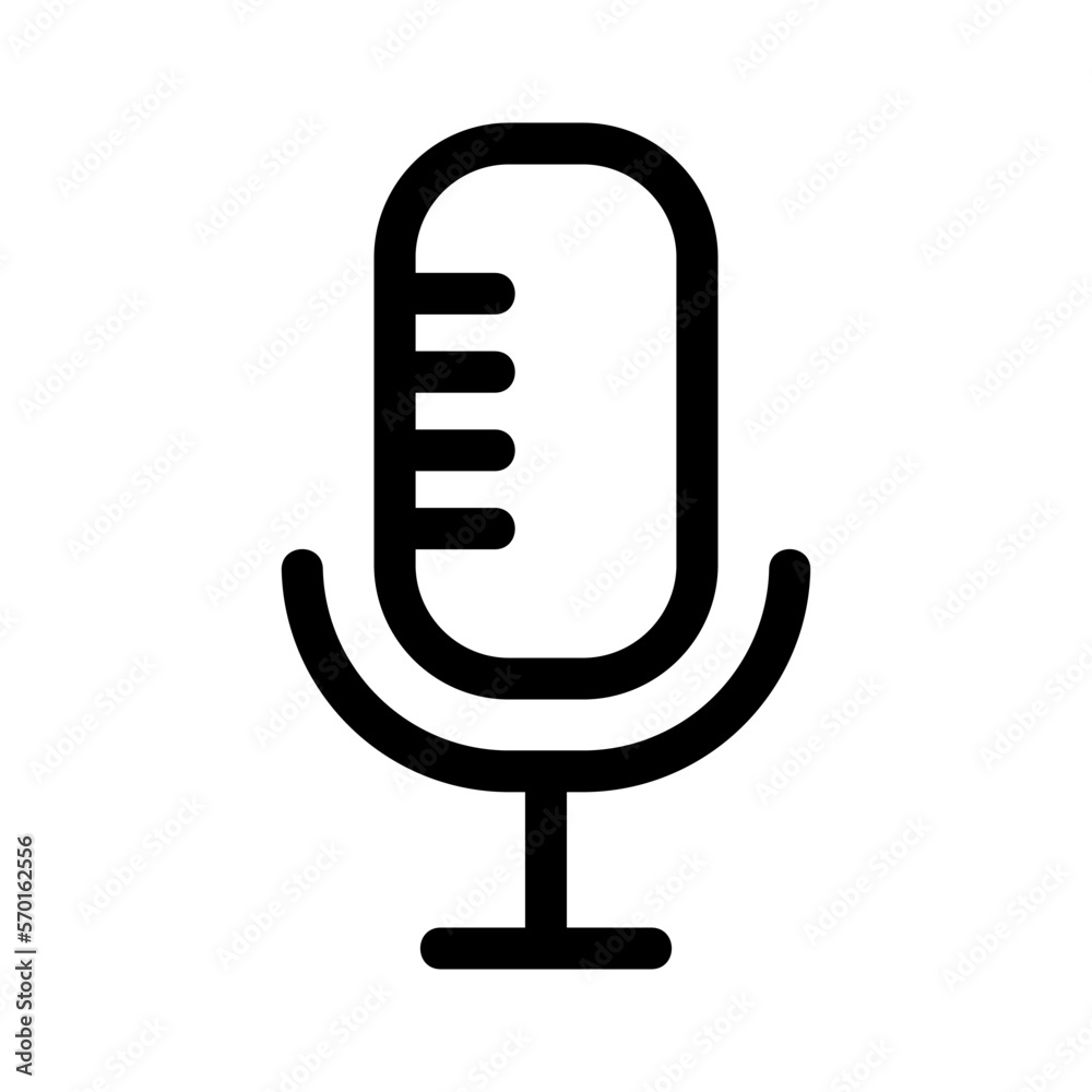microphone icon or logo isolated sign symbol vector illustration - high quality black style vector icons microphone icon or logo isolated sign symbol vector illustration - high quality black style vector icons