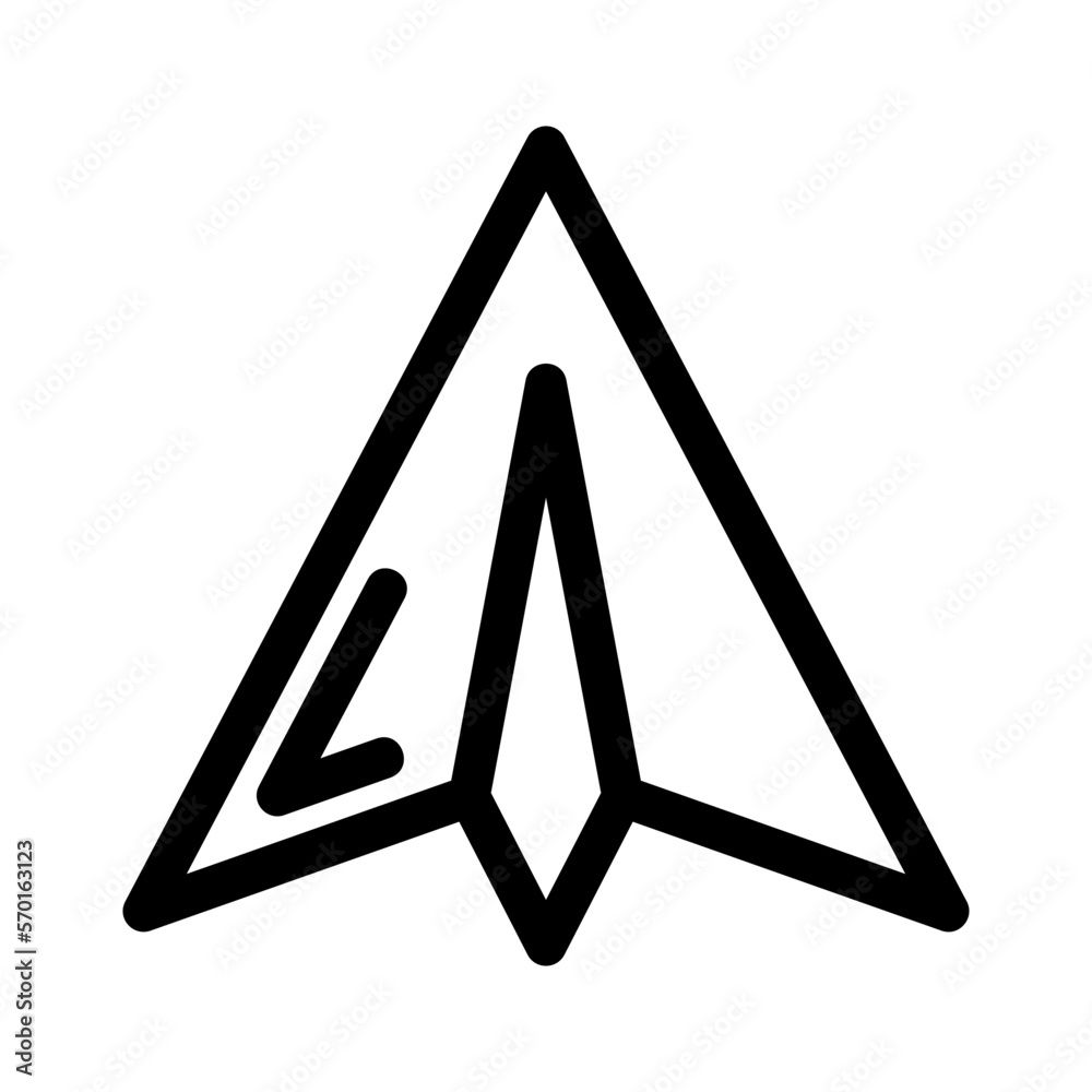 paper plane icon or logo isolated sign symbol vector illustration - high quality black style vector icons paper plane icon or logo isolated sign symbol vector illustration - high quality black style vector icons