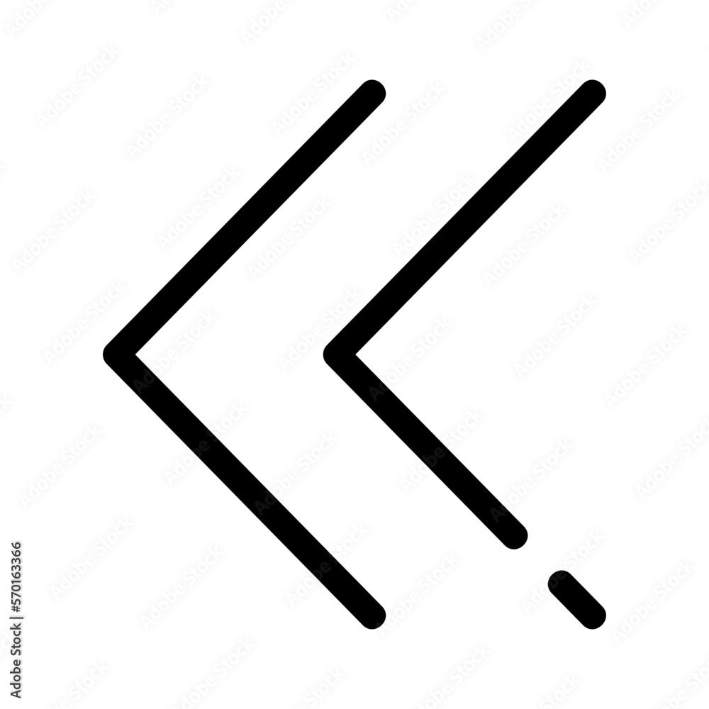 rewind icon or logo isolated sign symbol vector illustration - high quality black style vector icons rewind icon or logo isolated sign symbol vector illustration - high quality black style vector icons
