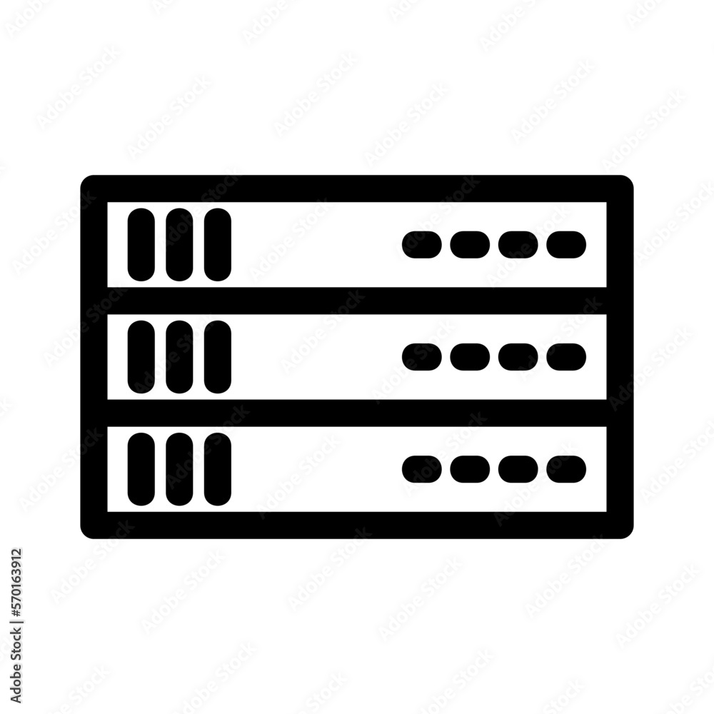 server icon or logo isolated sign symbol vector illustration - high quality black style vector icons server icon or logo isolated sign symbol vector illustration - high quality black style vector icons