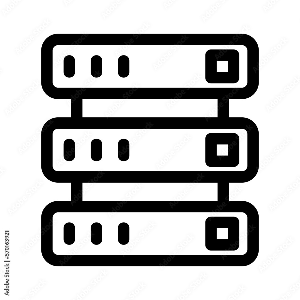 server icon or logo isolated sign symbol vector illustration - high quality black style vector icons server icon or logo isolated sign symbol vector illustration - high quality black style vector icons