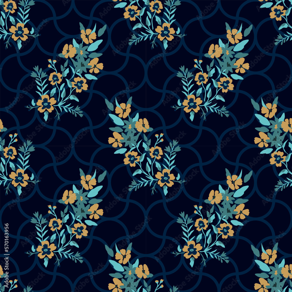 Obraz premium Seamless floral pattern