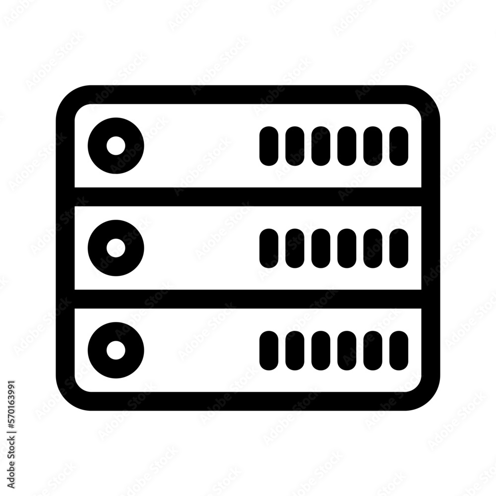 server icon or logo isolated sign symbol vector illustration - high quality black style vector icons server icon or logo isolated sign symbol vector illustration - high quality black style vector icons