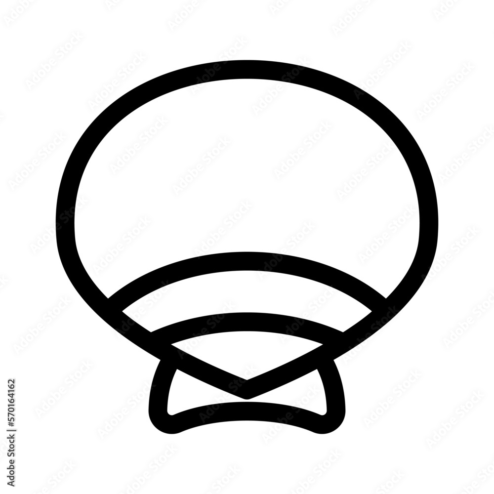 shell icon or logo isolated sign symbol vector illustration - high quality black style vector icons
