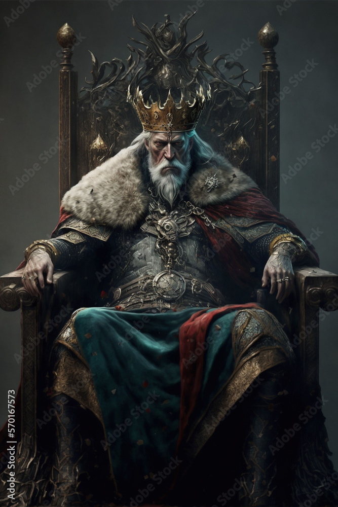 Medieval King Art