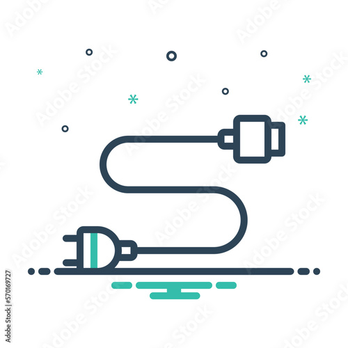 Mix icon for wired