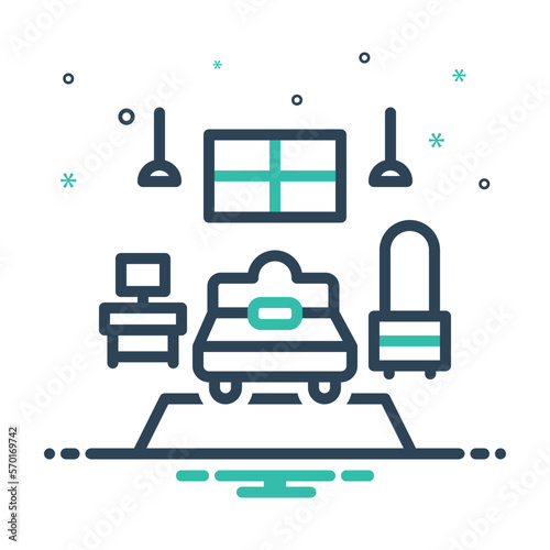 Mix icon for bedroom
