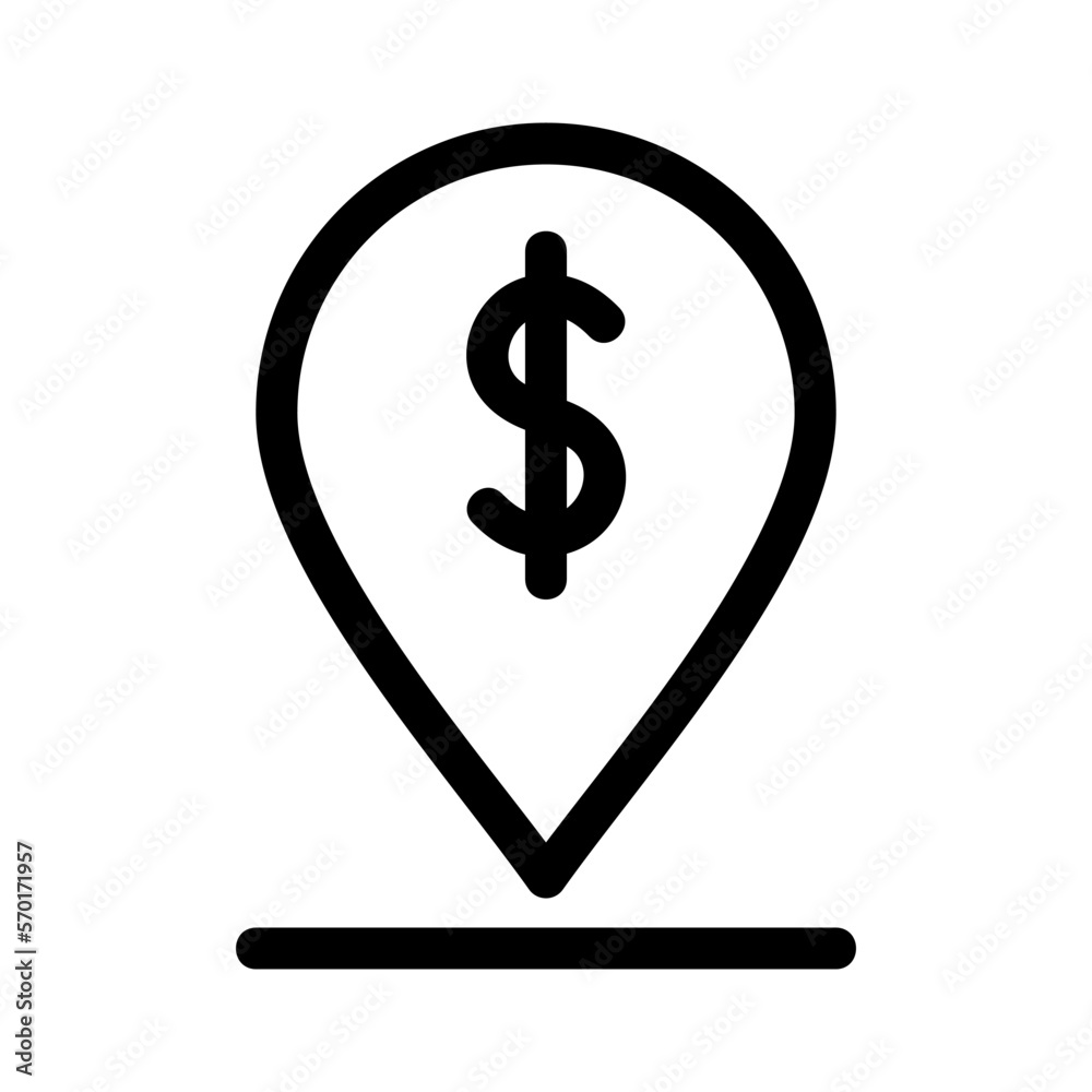 bank location icon or logo isolated sign symbol vector illustration - high quality black style vector icons bank location icon or logo isolated sign symbol vector illustration - high quality black style vector icons