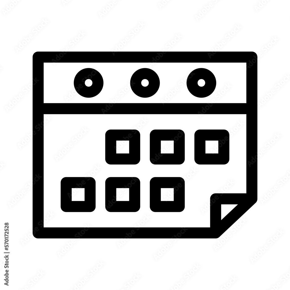 calendar icon or logo isolated sign symbol vector illustration - high quality black style vector icons calendar icon or logo isolated sign symbol vector illustration - high quality black style vector icons