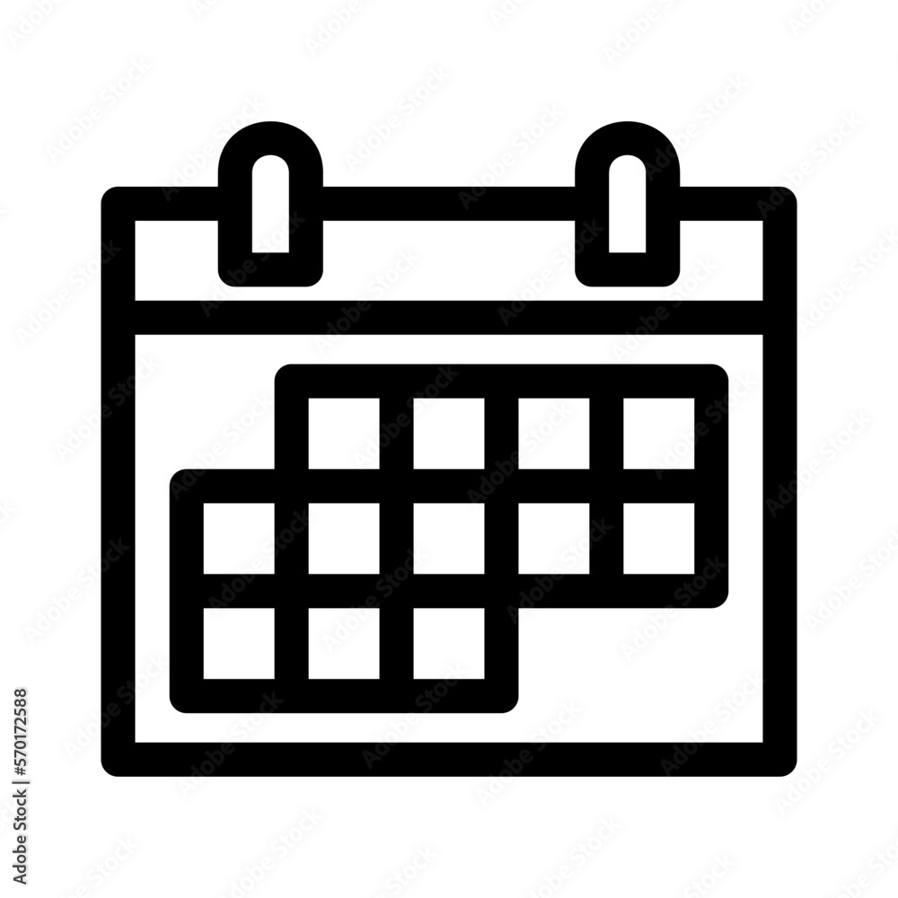 calendar icon or logo isolated sign symbol vector illustration - high quality black style vector icons calendar icon or logo isolated sign symbol vector illustration - high quality black style vector icons