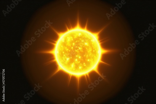 Overlay of sunlight. The sun's rays cover. Isolated sunlight for overlay design over a dark background. clear sunlight effect with a specific lens. flashing front sun lens. bright with brilliance