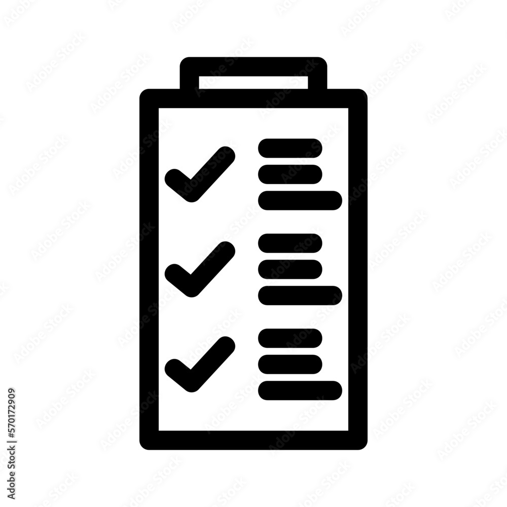 checklist icon or logo isolated sign symbol vector illustration - high quality black style vector icons checklist icon or logo isolated sign symbol vector illustration - high quality black style vector icons