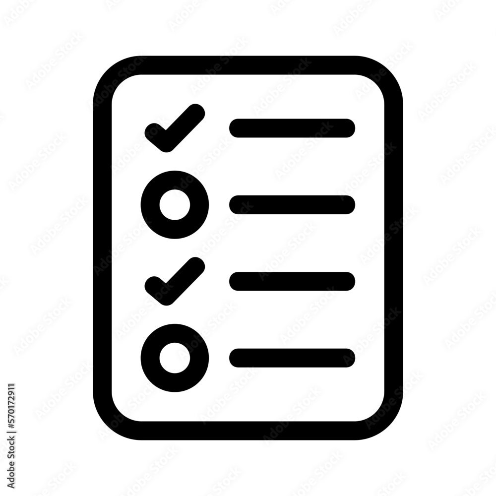 checklist icon or logo isolated sign symbol vector illustration - high quality black style vector icons checklist icon or logo isolated sign symbol vector illustration - high quality black style vector icons