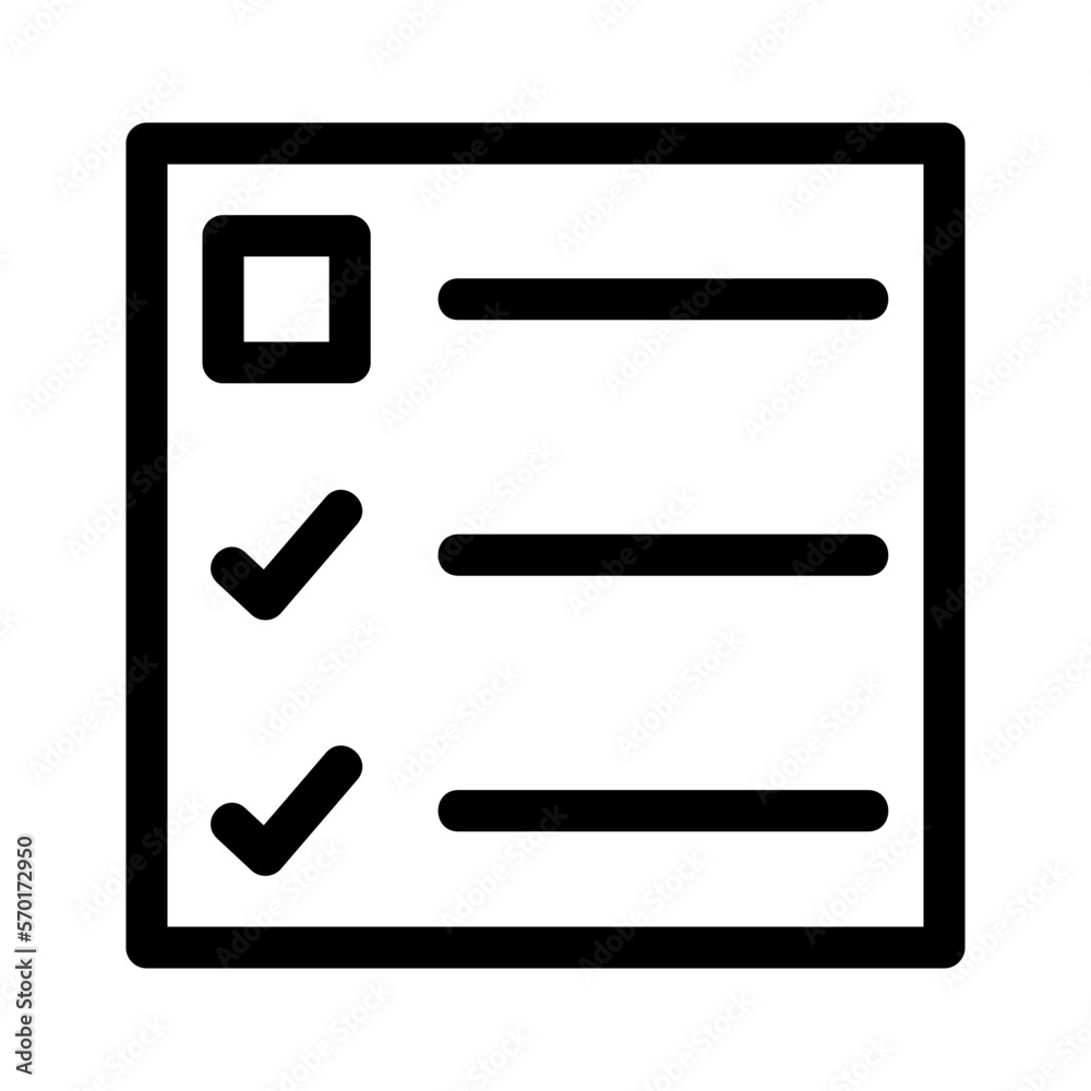 checklist icon or logo isolated sign symbol vector illustration - high quality black style vector icons checklist icon or logo isolated sign symbol vector illustration - high quality black style vector icons