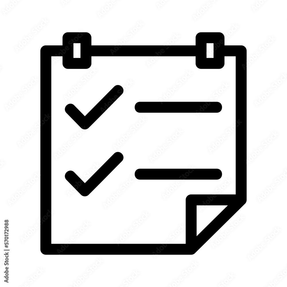 checklist icon or logo isolated sign symbol vector illustration - high quality black style vector icons checklist icon or logo isolated sign symbol vector illustration - high quality black style vector icons