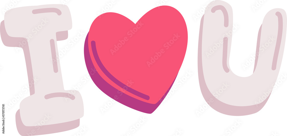 Romantic heart shape illustration for Valentine's Day concept Romantic heart shape illustration for Valentine's Day concept