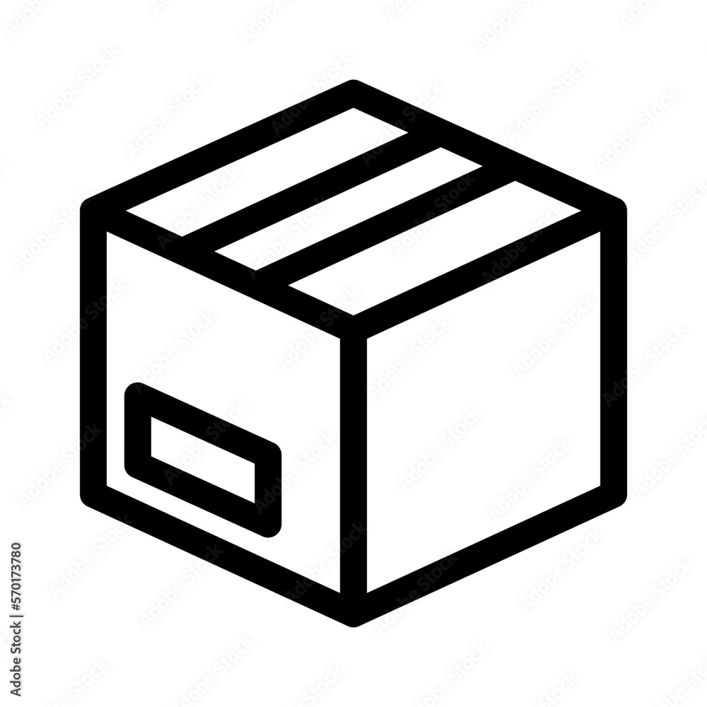 delivery box icon or logo isolated sign symbol vector illustration - high quality black style vector icons delivery box icon or logo isolated sign symbol vector illustration - high quality black style vector icons